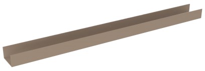 SELURA police s hrazdou 100cm, béžová PX300E