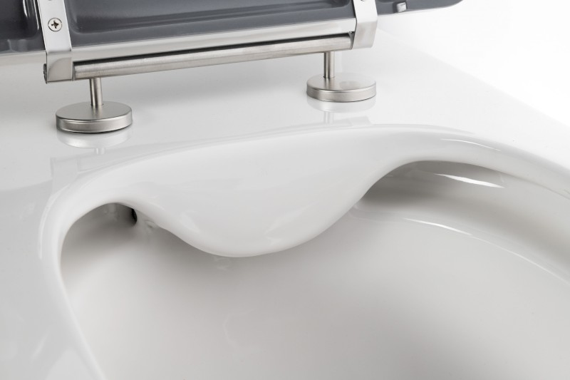 MEDIC WC kombi, zvýšený sedák, Rimless, 37x80 cm, spodní/zadní odpad, bílá MC102-111