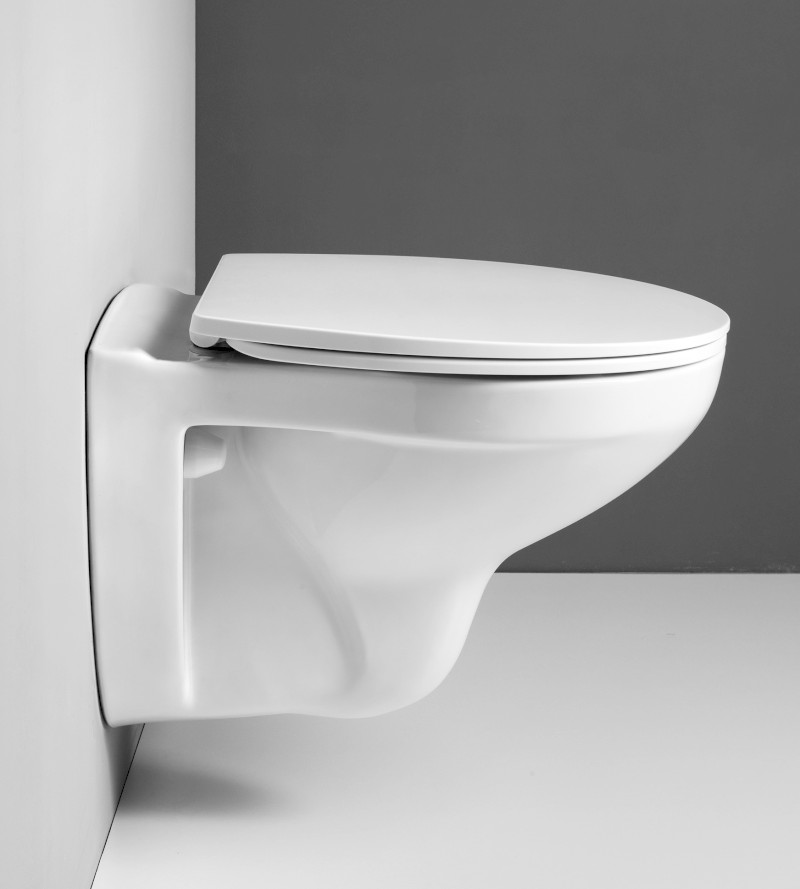 TAURUS závěsná WC mísa, 36x54,5cm, bílá LC1582