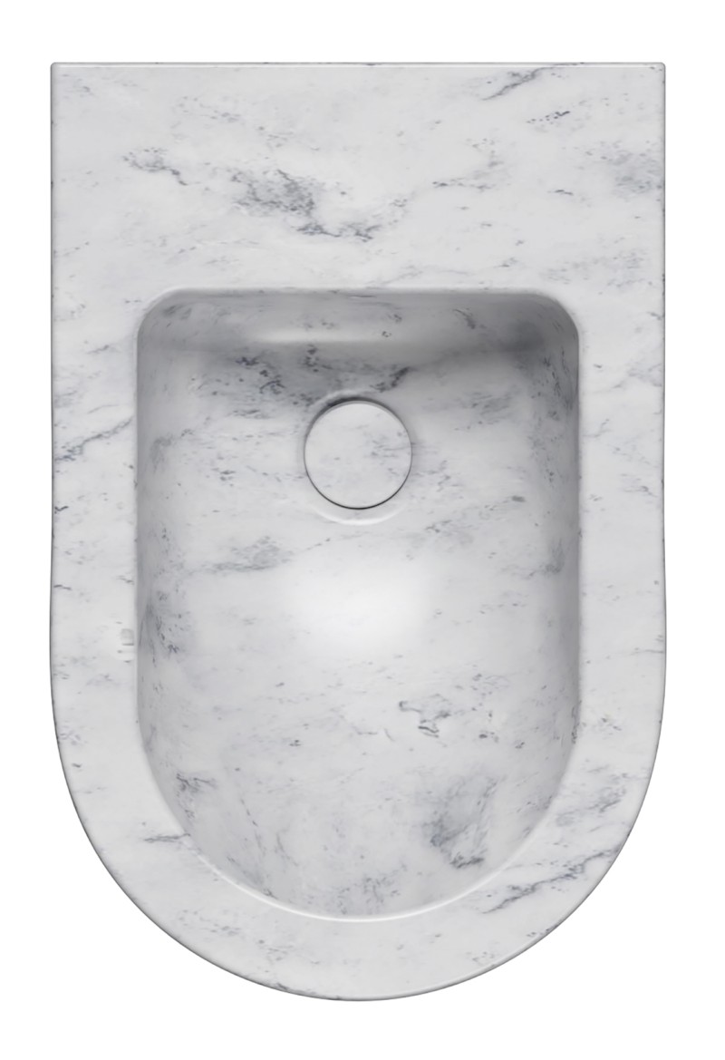 ALTACERAMICA bidet stojící, 36x55cm, mramor/bílá mat AC20435