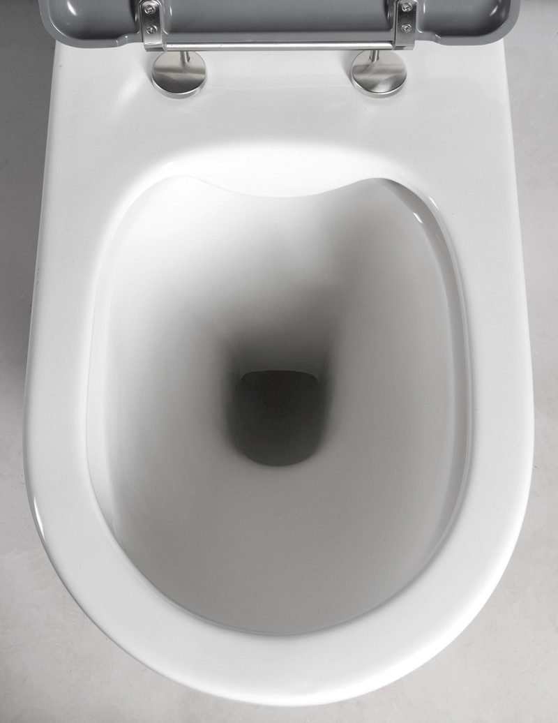 MEDIC WC kombi, zvýšený sedák, Rimless, 37x80 cm, spodní/zadní odpad, bílá MC102-111