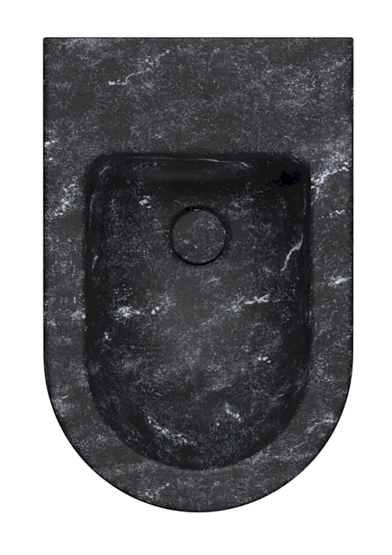 ALTACERAMICA bidet závěsný 36x55cm, mramor/černá mat AC20236