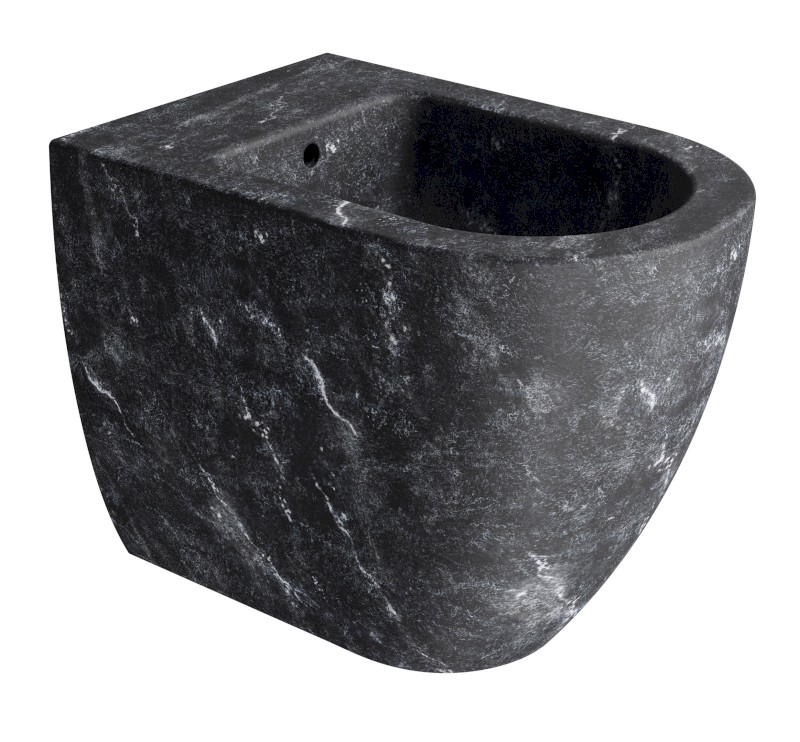 ALTACERAMICA bidet stojící, 36x55cm, mramor/černá mat AC20436
