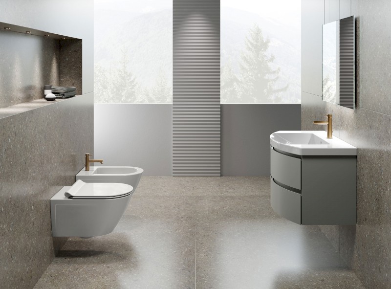NORM bidet závěsný 36x55cm, bílá ExtraGlaze 8668111
