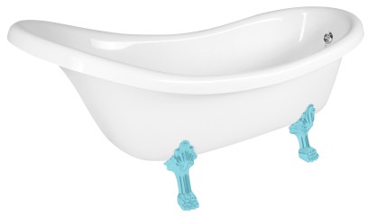 RETRO volně stojící vana 174,5x82x80,5cm, bílá 72685