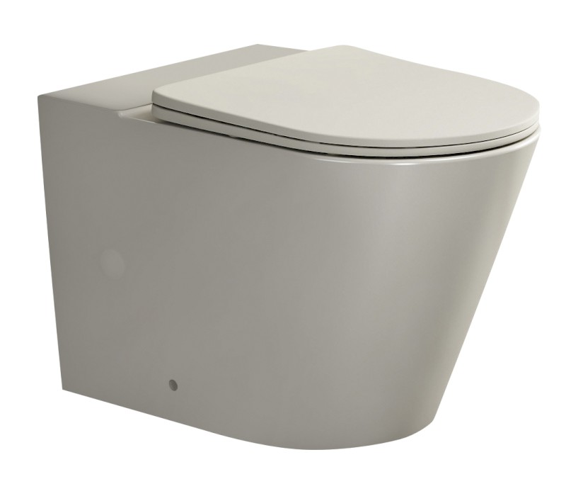 PACO WC kombi mísa, Rimless, 61x38cm, spodní/zadní odpad, ivory PC1012BE-111