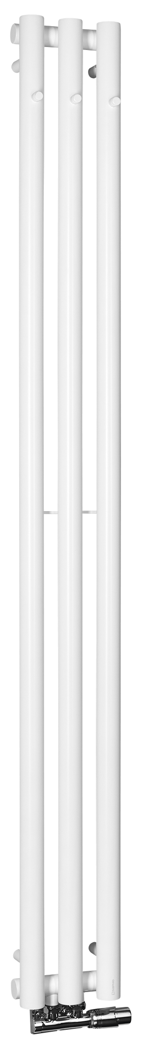 PILON otopné těleso 196x1800mm, se třemi háčky pro ručník, bílá mat IZ127T