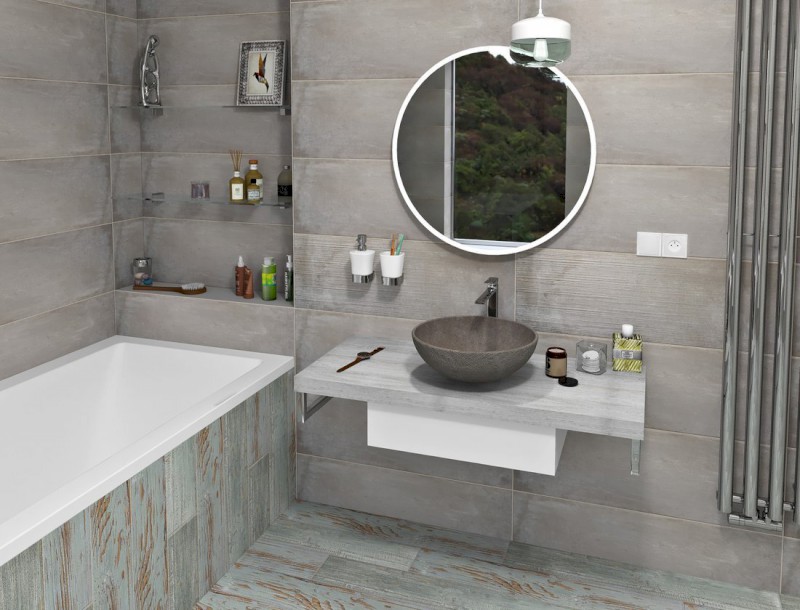 AVICE deska pod umyvadlo 180x50cm, tl.5cm, cement AV187