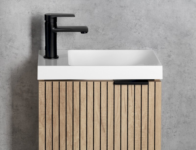 KAI stojánková umyvadlová baterie, černá mat KA02/15