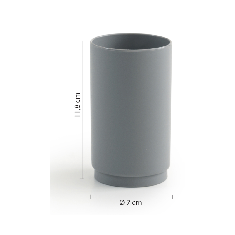 SHARON sklenka na postavení, šedá SH9808