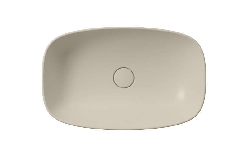 NUBES keramické umyvadlo na desku 60x38cm, creta mat 978308