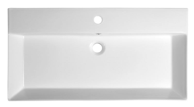 KARE 85 keramické umyvadlo nábytkové 85x45cm, bílá 17085