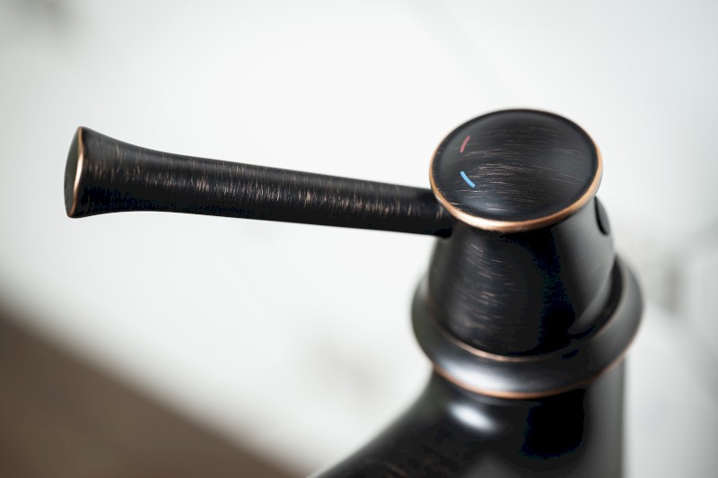 CLASSIC stojánková umyvadlová baterie vysoká, olejem gumovaný bronz AZ006WB