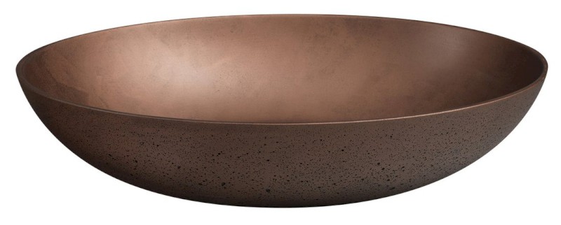 FORMIGO betonové umyvadlo na desku, 60x40cm, měď mat FG220