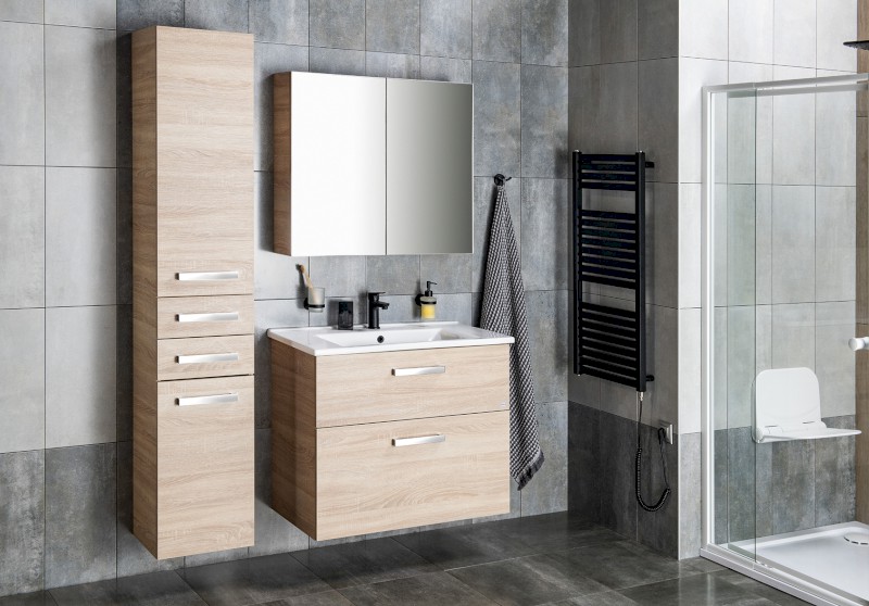 VEGA galerka, 80x70x18cm, dub platin VG880