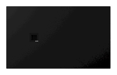 TRENECA vanička z litého mramoru s možností úpravy rozměru, 150x90cm, černá mat 84310.21