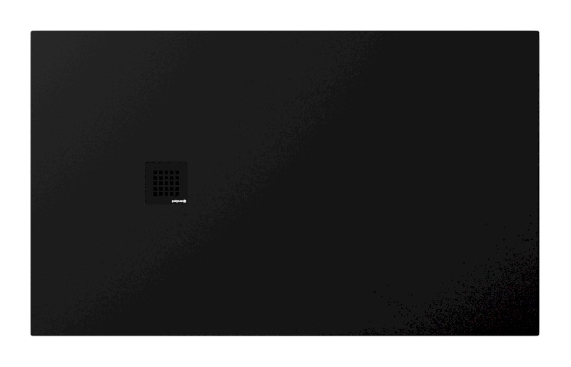 TRENECA vanička z litého mramoru s možností úpravy rozměru, 150x90cm, černá mat 84310.21