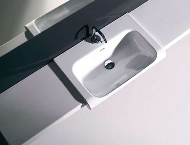 INKA odkladná keramická deska 32x35,5cm, bílá mat 341730