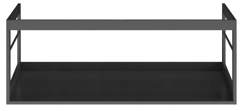NUBES/NORM konstrukce pod umyvadlo 100x50cm, černá mat MSN10028