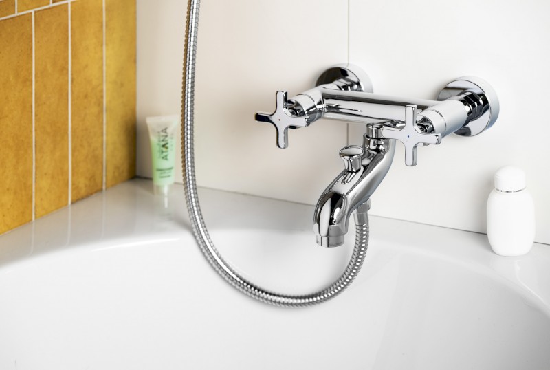 TRAX nástěnná vanová baterie, chrom 681