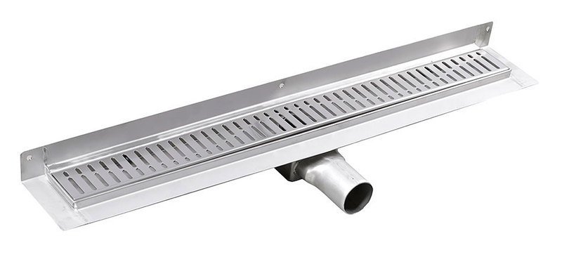 MANUS ONDA nerezový podlahový žlab s roštem, ke stěně, L-950, DN50 GMO25