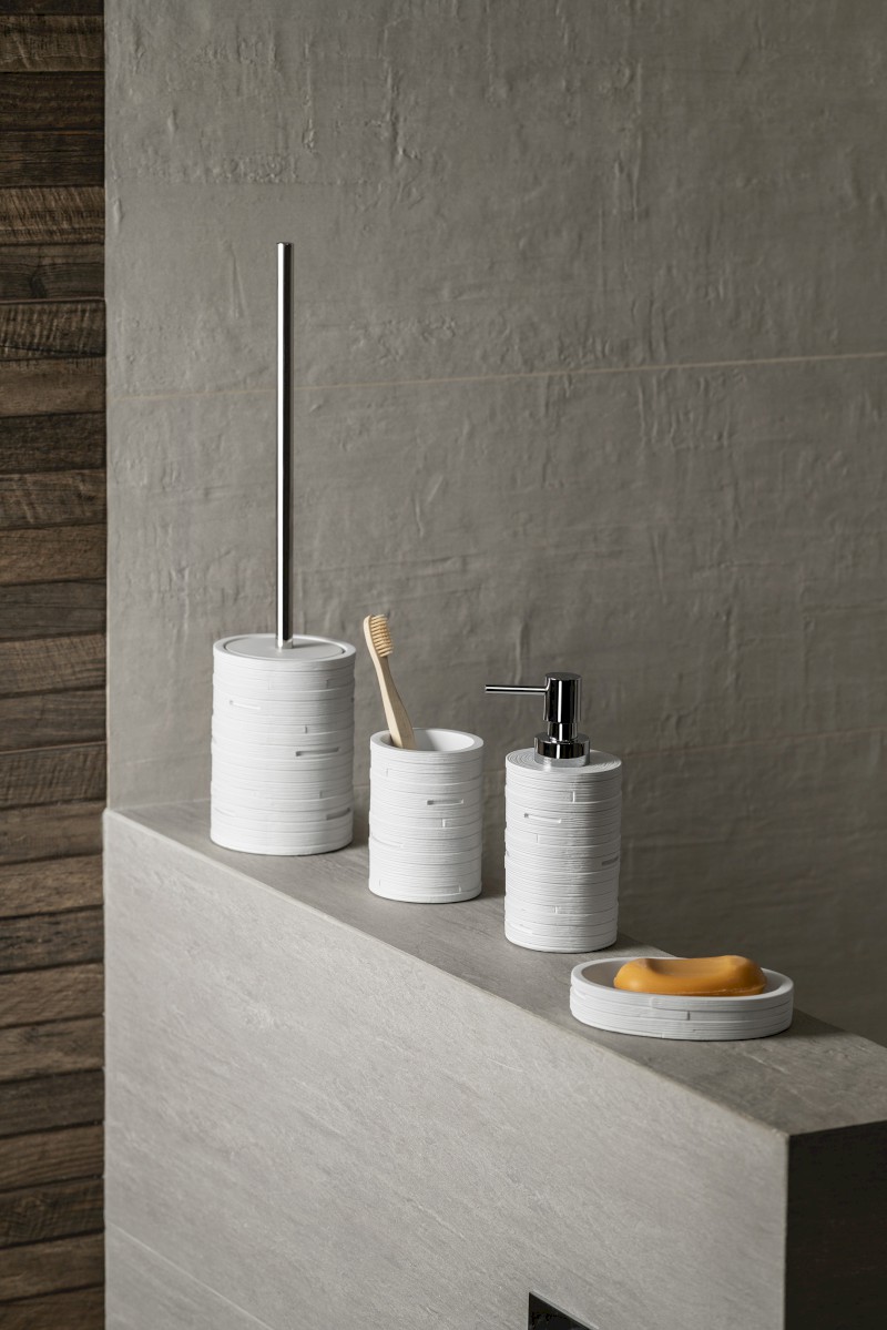 HELEN WC štětka na postavení, bílá HE3302