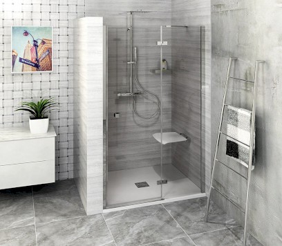 FORTIS sprchové dveře do niky 1000mm, čiré sklo, pravé FL1410R