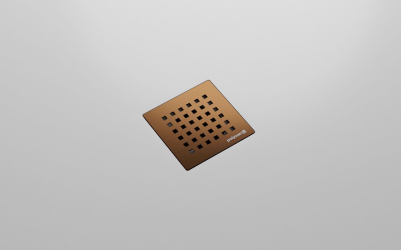 FLEXIA vaničkový sifon, průměr 90mm, DN40, krytka měď mat 17755