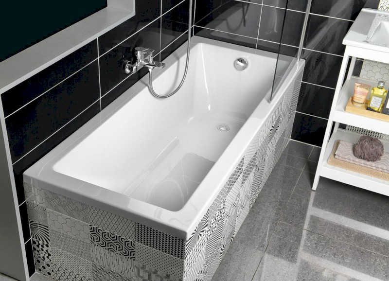 DOUBRAVA obdélníková vana 160x70x42cm, bílá A1670