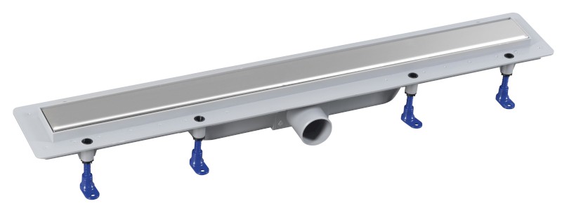 FLISE podlahový žlab s nerezovým roštem i pro dlažbu, L-910, DN50 73691