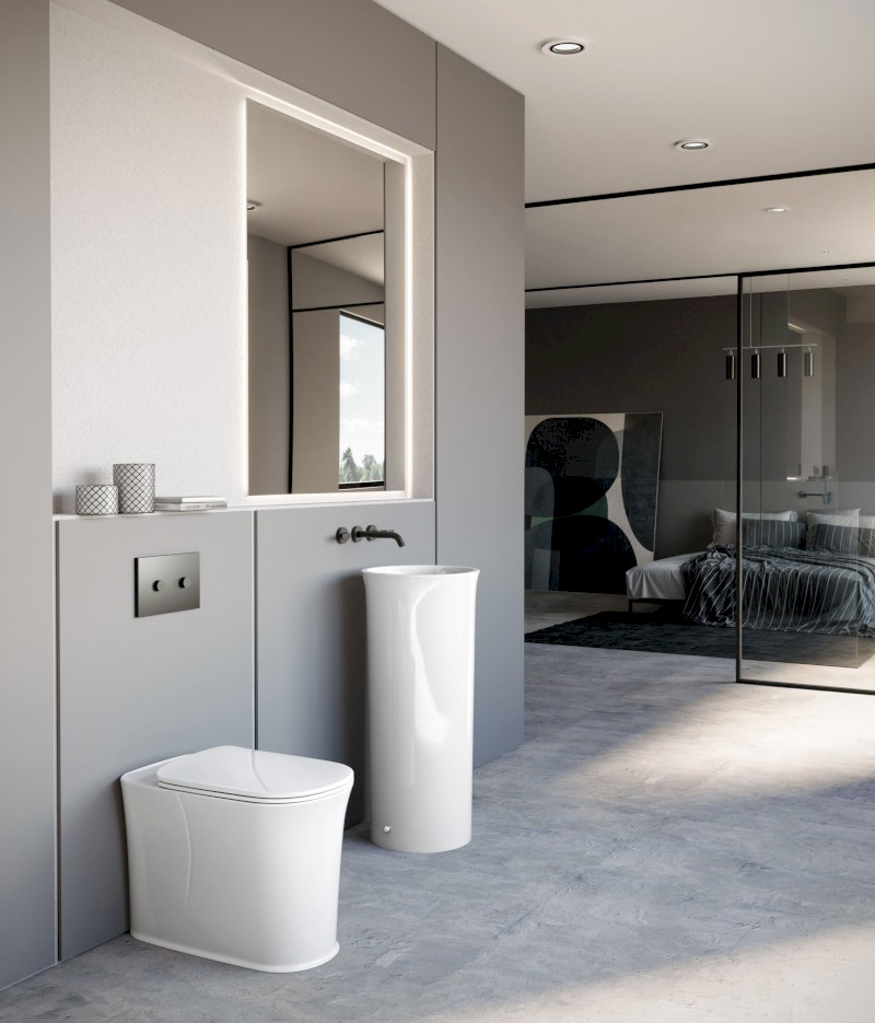 THE NEW YORKER WC sedátko, SLIM, Soft Close, bílá/chrom 569101