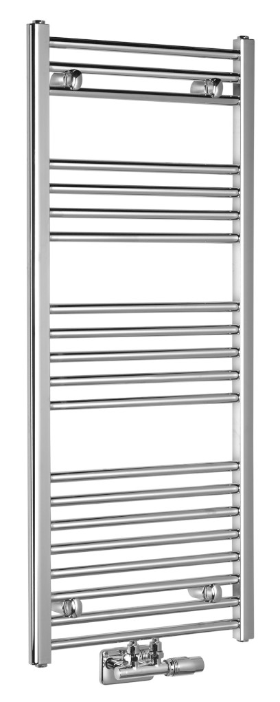 ALYA otopné těleso rovné 500x1188mm, středové připojení, chrom LLS302