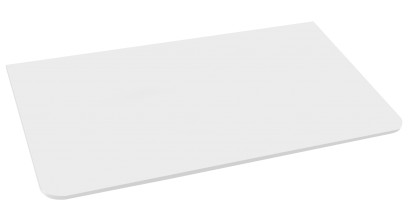 KERALA deska Rockstone 82x1,2x48,5cm, bílá mat KR080-0101