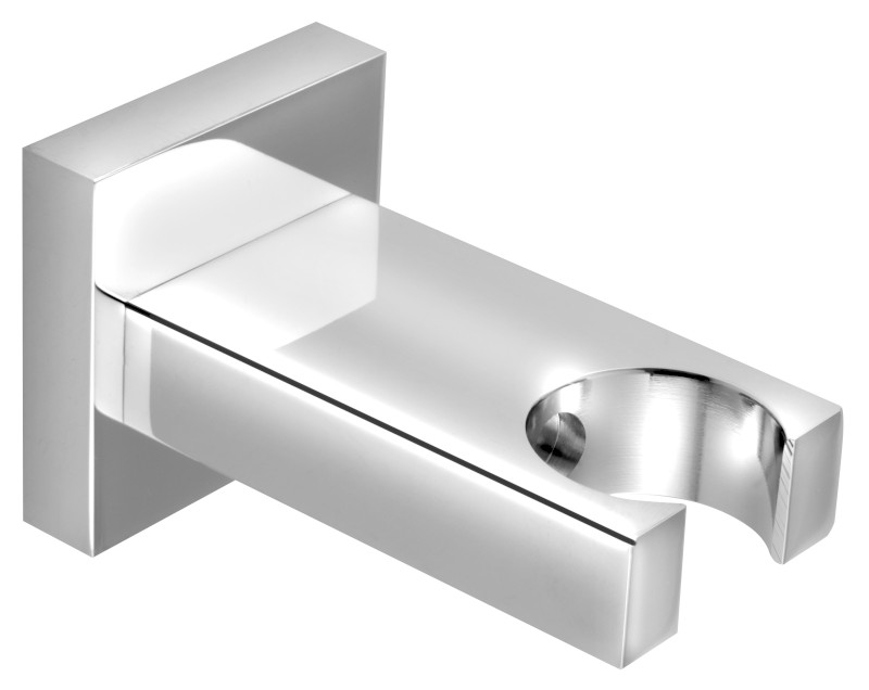 Držák sprchy hranatý, pevný, chrom AQ586