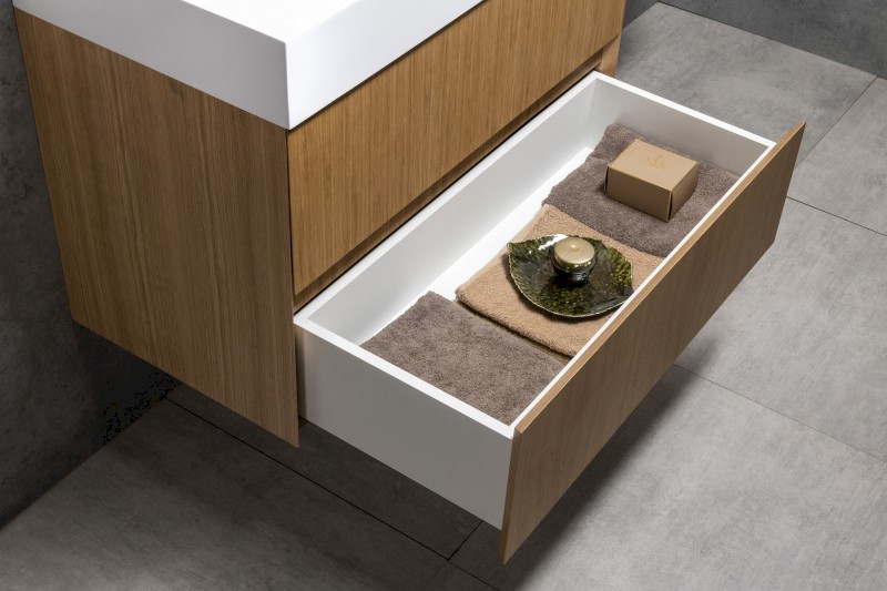 FILENA umyvadlová skříňka 82x51,5x43cm, dub FID1285D