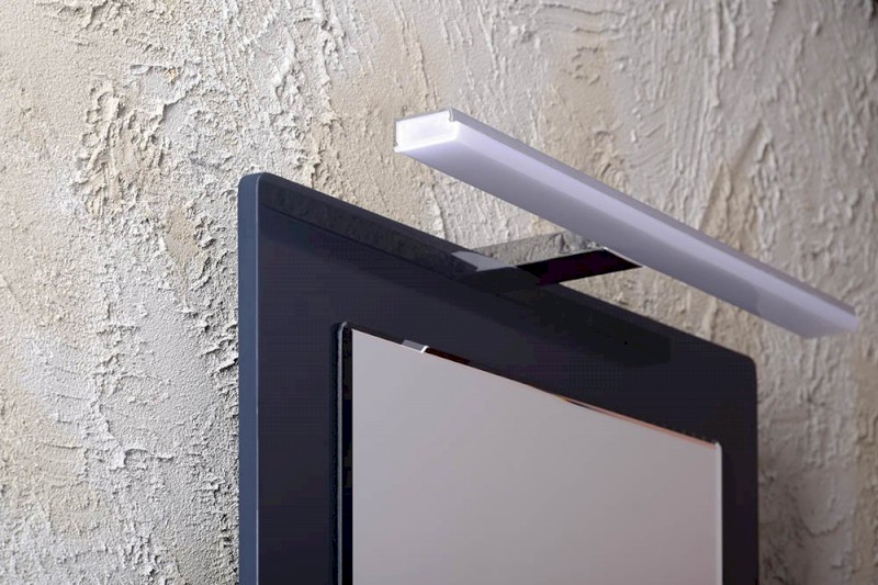 FELINA LED svítidlo, 8W, 308x15x112mm, IP44, chrom FE030