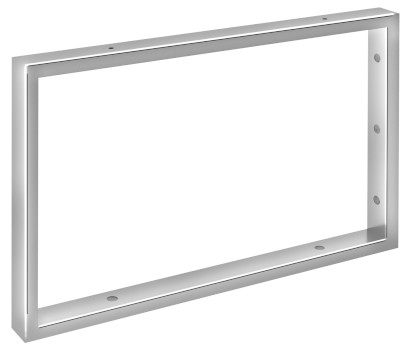 Podpěrná konzole 490x330x40mm, ocel, chrom, 1 ks 30374