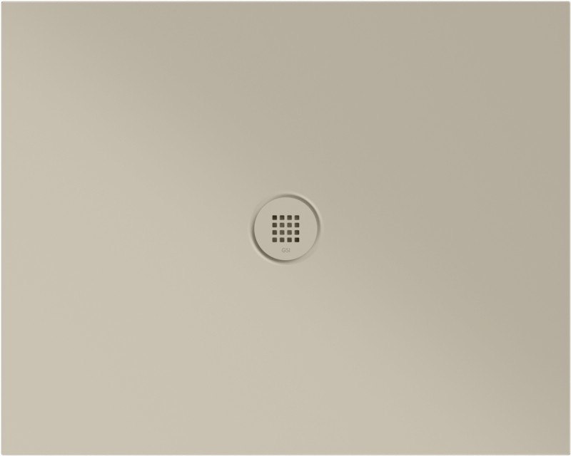 Keramická sprchová vanička, obdélník 100x80x2cm, creta mat 46100808