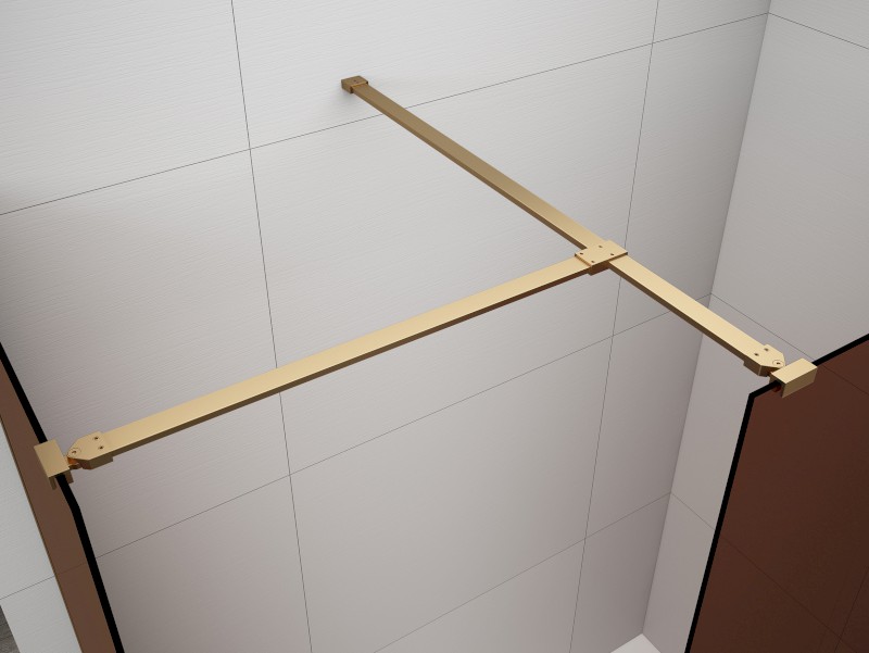 ESCA T- spojka vzpěr, zlato mat ES7546