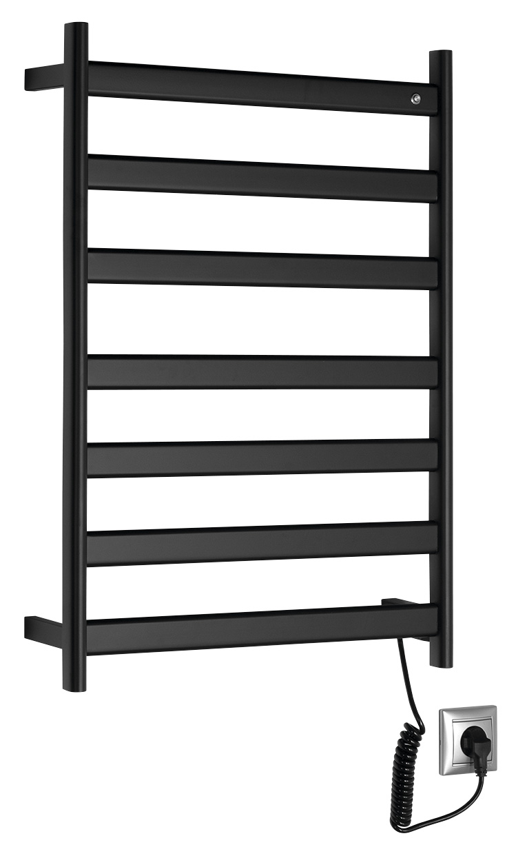 ELIAS elektrický sušák ručníků 490x730x110 mm, 105 W, černá mat EB550