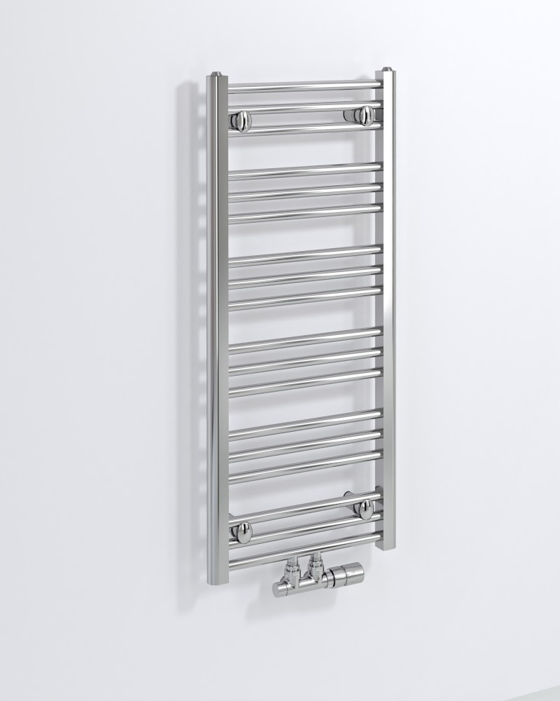 ALBRECHT otopné těleso 400x930mm, středové připojení, chrom 600.111.1