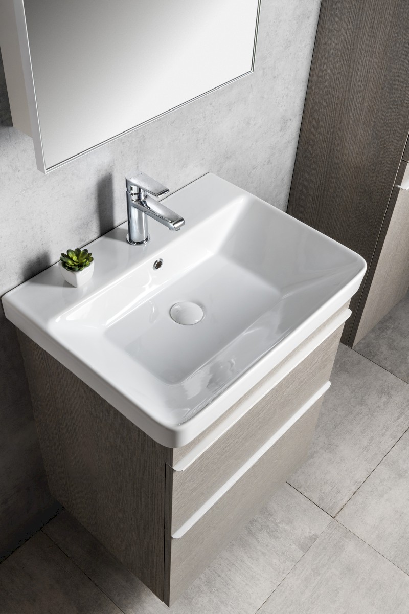 THALIE 60 keramické umyvadlo nábytkové 60x46cm, bílá TH11060