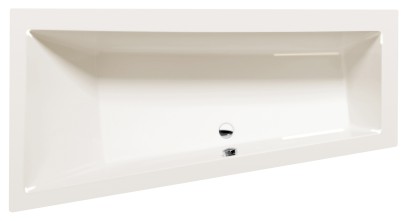 ANDRA L asymetrická vana 160x90x45cm, ivory 81521.40
