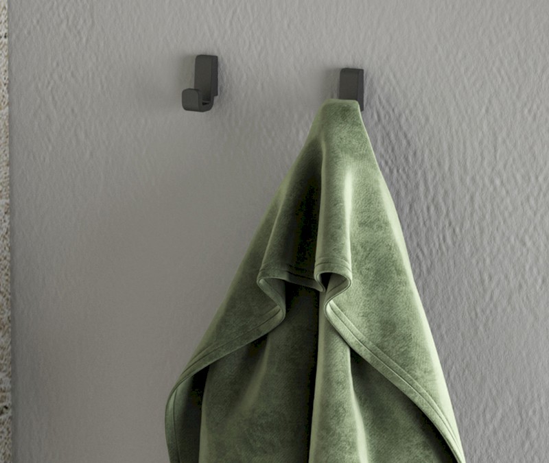 SAMOA háček, balení 2 ks, černá mat A82714