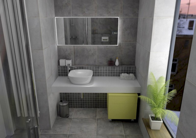 TAILOR rockstone deska 100x50 cm, provedení límce F TR100F