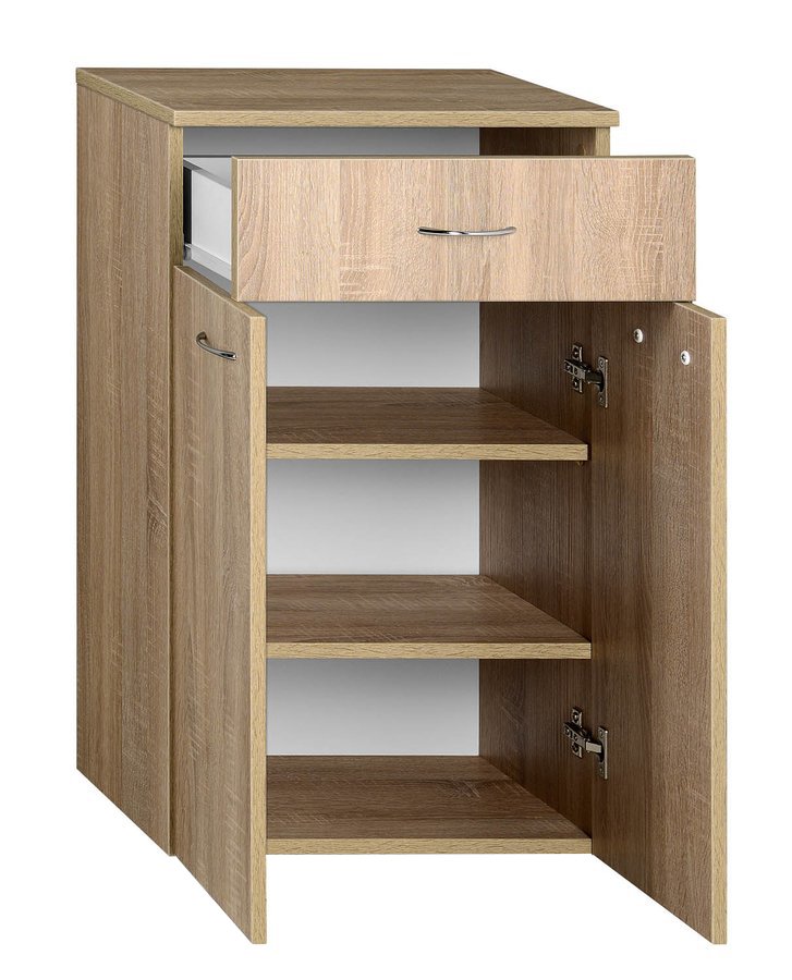 ZOJA/KERAMIA FRESH skříňka spodní se zásuvkou 50x78x29cm, dub platin 50315