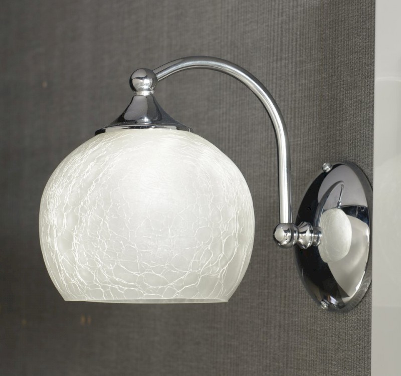 VERITA nástěnné svítidlo E27, 40W, 230V, IP21, chrom AU537