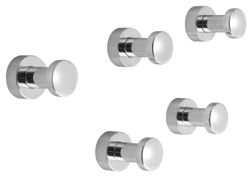 SAMBA háček, balení 5 ks, chrom SB122