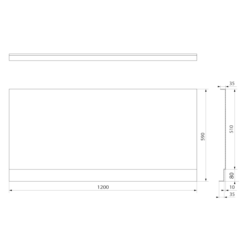 PLAIN NIKA panel 120x59cm 72469