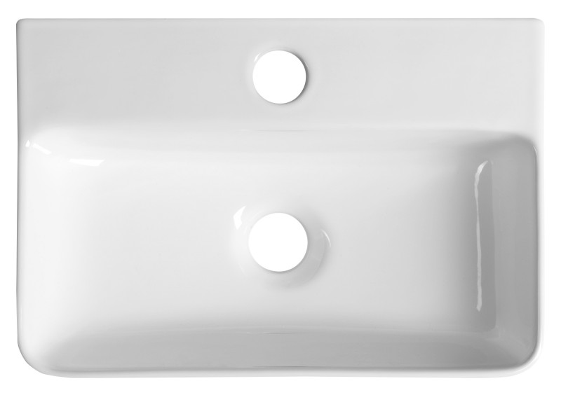 GERDA keramické umývátko, 36x25 cm, bílá AR362